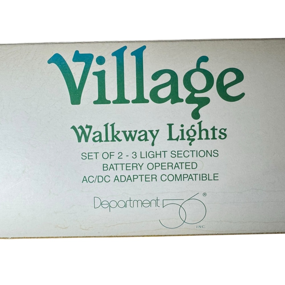 Department 56 Village Walkway Lights Set
